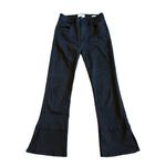 frame denim Frame Le Crop Mini Boot Jeans Herring Black Wash Denim Stretch Size 28 Women's Photo 2