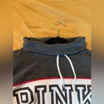 PINK - Victoria's Secret PINK Grey and Red Victorias Secret Pullover Size Large Photo 1