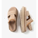 UGG  Fluff Yeah Slide Sandal Tan Suede Women's Size 8 Platform Photo 11