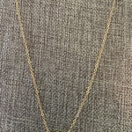 Floating Faux Diamond Gold Necklace NEW Photo 0