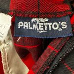 Palmetto's Plaid Red and Black pencil Skirt vintage size 7 Photo 6