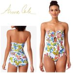 Anne cole Ann Cole blue quilted floral swimsuit. NWT Photo 12