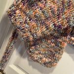 Urban Outfitters Size M Stevie Gumdrop Wrap Cardigan Pastel Metallic Wood Toggle Photo 8