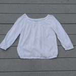 Old Navy  Stitched Pineapple Off the Shoulder Shirt Photo 5