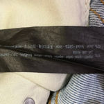 ZARA  Blue Denim High Rise Distressed Ripped Raw Hem Straight Leg Mom Jeans Sz 4 Photo 4