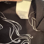 Disney  The Little Mermaid Ariel Sweatshirt Long Sleeve Black Reversible Womens M Photo 7