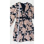 Gianni Bini Black Floral Long Sleeve Cutout Mini Dress Mobwife Party Size 4 New Photo 10