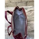 LC Lauren Conrad  Backpack Shoulder Bag Purse Vegan Pebbled Leather Red Medium Photo 5