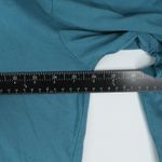 Nike Tee Center Swoosh T-Shirt Womens L Teal Oversized Fit Long Sleeve DM6232 Photo 7