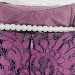 Cupcakes and Cashmere Adalira Off The Shoulder Lace Dress in Aubergine Size 2 Photo 5