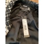 Alice + Olivia  Jaydn Combination two tone Tweed Jacket Black ecru blazer 0 NWT Photo 9