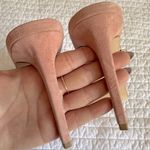LPA x REVOLVE Lex Crystal Strap Slide Heels in Blush Pink Suede Sz. 9 Photo 5