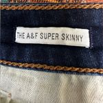 Abercrombie & Fitch dark wash super skinny jeans Photo 5