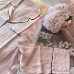 Victoria's Secret  Silky Shorts Set Long Sleeves Pajamas Photo 3