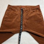 Mother The Mid Rise Dazzler Ankle Corduroy Pants Size 31 Stretch Boho Western Brown Photo 13