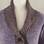 Christopher Banks Lavender Acrylic Cardigan Sweater sz S/M P Purple Photo 1