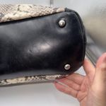 Patricia Nash 10 Year Anniversary Snakeskin Leather Bucket Tote Bag With Tassel Photo 11