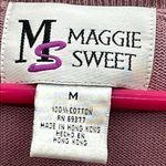 Vintage Cotton Maggie Sweet Sleeveless Knit Scalloped Scoop Neck Top Womens M Pink Size M Photo 8