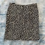 Amanda & Chelsea Leopard Print Pencil Skirt w Pockets 6 Photo 1