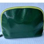La Mer green zip top makeup bag / travel case Photo 0