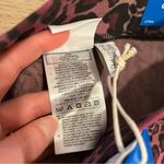 Adidas NWT  Three Stripe Pink Leopard Legging Short Tight Fit Mid Rise Size XS Photo 3