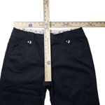 Sandro Sportwear Paris Cropped Wide Leg Pants Trousers 12 Black Capri Photo 3