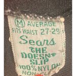 Vintage Sears “The Doesn’t Slip” Black Half Slip Skirt Retro Pinup Boudoir 50's Size M Photo 5