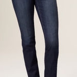 Loft NWT Ann Taylor Mid-Rise Curvy Straight Dark Wash Denim Jeans, 30 / 10P Photo 0
