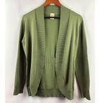 Faded Glory  Womens Open-Front Green Cardigan Sweater S Rayon/Polyester Photo 0