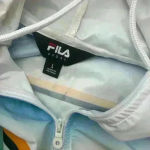 FILA Vintage  NWOT Rainbow Windbreaker L grandma core rainbow Photo 2