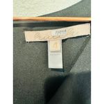 Hutch  Black Purple Floral Lace Skirt V-Neck Plunging High-Low Dress Size 4 Photo 10