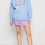Hollister Trend Crew Sweatshirt Ocean Beach Blue Sunset Size Small Oversized Fit Photo 7