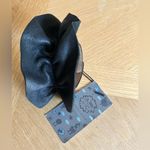 NWT Genuine Leather Black Frill Leopard Buckle Bracelet Gold Photo 4