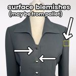 Tahari Arthur S. Levine Black Blazer Jacket Button Front 4 Petite Photo 9