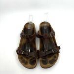 Birkenstock Larisa Brown Leather Sandals Women's 9 US Photo 4