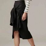 C/MEO COLLECTIVE  black funky wrap tie skirt size medium Photo 7