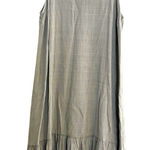 Mustard Seed Womens S Gray Sleeveless Ruffle Dress Spaghetti Straps Minimalist Photo 0