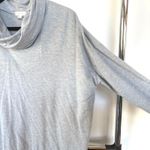 Garnet Hill Cowl Tencel Sweater Neutral Minimalist Lagenlook Quiet Luxury Medium Photo 2