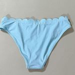 Baby Blue Scalloped Bikini Top and Bottoms Swimwear Bathing Suit Set Size M 🩵 Size M Photo 5