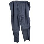 Quince  Womens Gauze Cotton Pull-On Pants Navy Blue XL Organic Cotton Lounge Photo 2