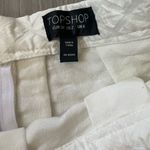 Topshop Jacquard Bubble Circle Skater High Rise Skirt Ivory/White size 2 Photo 2
