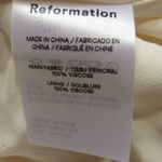 Reformation NWT Nikita Midi in Ivory Tank Tie Straps Flounce Hem Dress 10 Photo 3