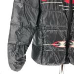 Ralph Lauren Active Black Puffer Jacket Zip Front Long Sleeve Aztec size XS Photo 1