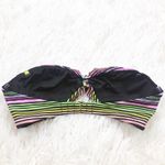 Victoria's Secret Victoria’s Secret Swim Multicolored Striped Strapless Top Size Small Photo 1