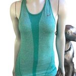Nike  Dri Fit Green Racerback Fitted Tank Top Women’s Size Small Photo 0