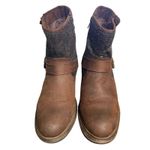 White Mountain Boots Womens Size 9 Brown Carlin Ankle Buckle Zip Booties Casual Photo 3