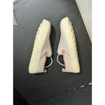 Coach  Women's Slip On Sneaker‎ Loafer White Pink Petal Trim Size 10 Leather Photo 3