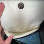 Bride White and Gold Beaded Clutch with Chain Photo 1