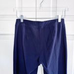 Eileen Fisher Navy System Washable Stretch Crepe Slim Ankle Pant Photo 5