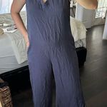 Cloth & Stone  Women’s Small Blue Wide Leg Jumpsuit NWT Photo 0